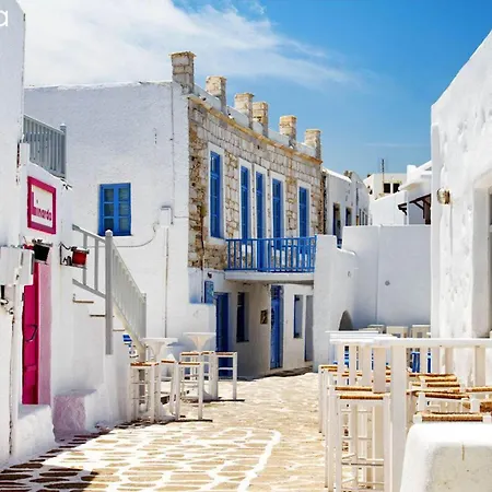 Luxury Naxos Deluxe Triple 150m From St, George Center Saint George