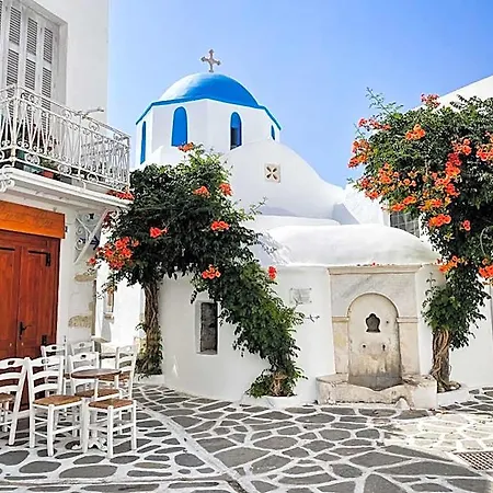 Luxury Naxos Deluxe Triple 150m From St George Apartamento
